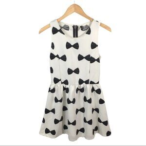 Women’s H&M DIVIDED Flirty Bow tie Zipper Back Dress S